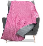 Wholesale - 86" X 92 PINK WEIGHTED BLANKET C/P 2, UPC: NO UPC